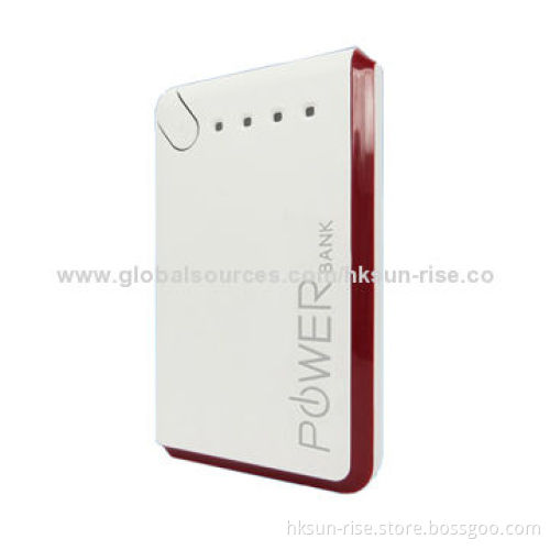 11,000mAh Power Bank for Electronic Products, 5.0V DC/1,000mA Input
